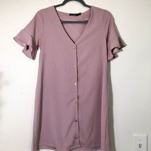 Nasty Gal Purple Shift Dress